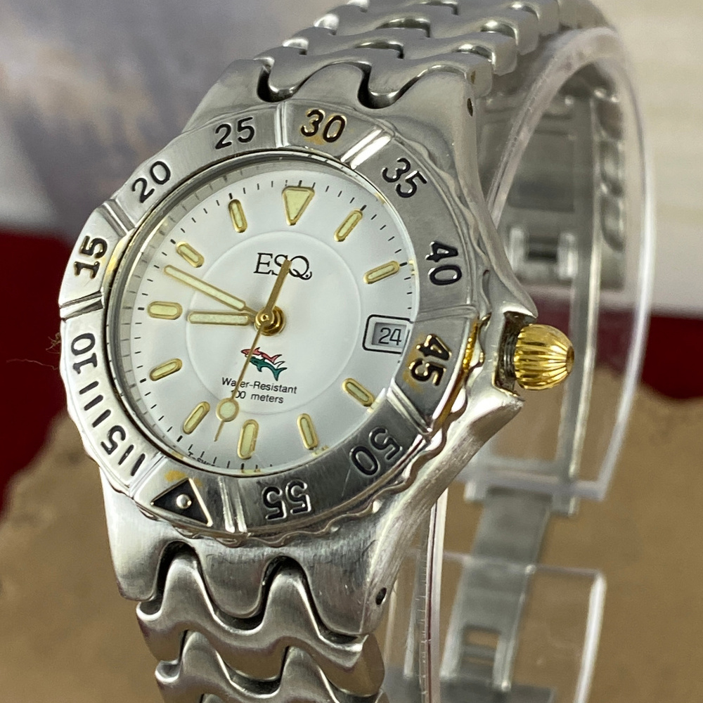 Vintage Freedom Watch Movado ESQ Date Diver Swiss Unisex